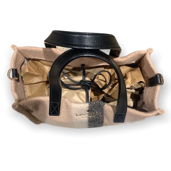 RARE Kate Spade Washington Square Sam Multicolor Wool Felt/Leather Satchel - Picture 6 of 12